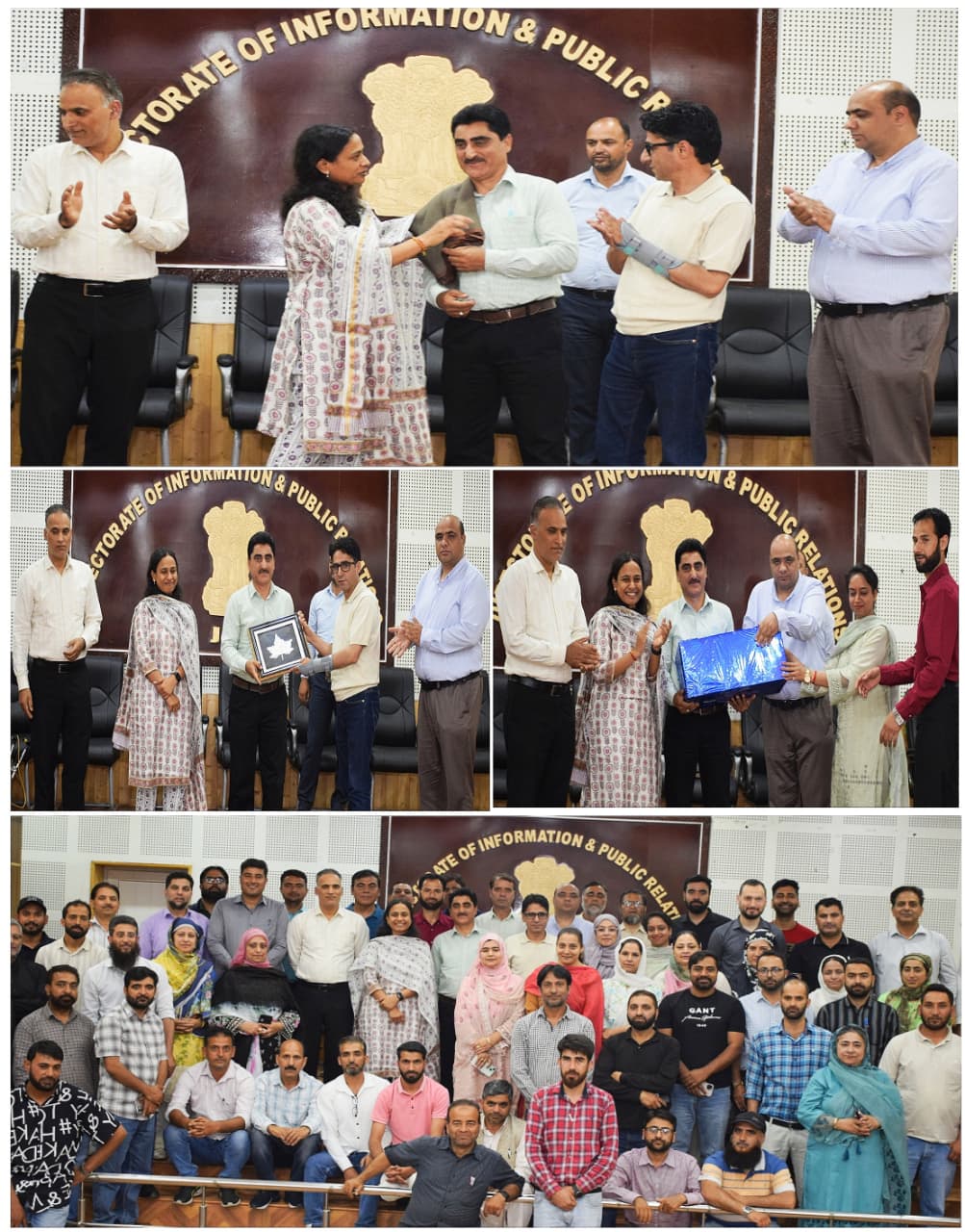 'DIPR Bids Farewell to Information Officer Syed Jeelani Qadri on Retirement'